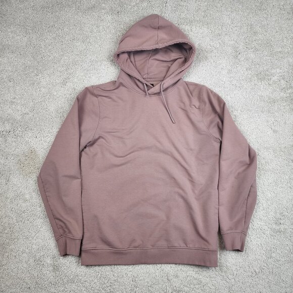Cuts Clothing Hoodie Mens Size Medium Dusty Pink Classic Fit Pullover Sweatshirt - Picture 2 of 7